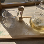 カフェ あおばやまてらす - 健康茶セット　＋200円、健康茶の単品だと400円