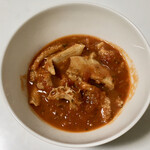 フィオッキ - トリッパのトマト煮込み（1200円）