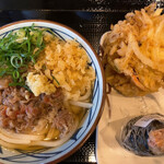 Marugame Seimen - 肉うどんランチセット 700円