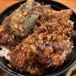 Sushi Masa - 海老×2、イカ、キス、椎茸、ピーマン、茄子など