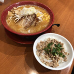 みそ吟 - 味噌ラーメン　と　マヨチャ丼セット