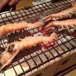 火楽 - 付きだしの生海老
