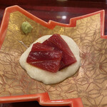 寿し処 春道 - 自然薯　赤身づけ