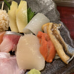 寿し処 春道 - 帆立が見事　卵巣　ヒモ