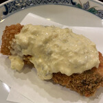 寿し処 春道 - マスフライ　お手製　タルタルソース