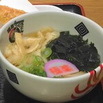 極楽うどん TKU - ミニきざみアゲわかめうどん