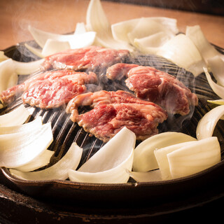 Enjoy fresh [asparagus sheep] grilled over charcoal