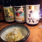 焼や - お祝いでコッソリお願いしててくれたサプライズ！甘いモノあまり食べないって言ったらしく浅漬けに花火で(笑)