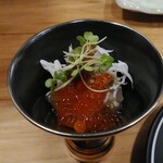 日本料理店 かき乃木 - ふぐのジュレ　釜揚げシラス＆いくら