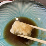 そば処 なかや - ラスト揚げ湯葉