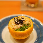 日本料理 たかむら - ズワイガニとキャビア