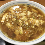 山水亭 - マーボラーメン (麻婆湯麺) 850円