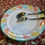 魚沼茶房 - ケーキ「完食」です(9/7UP)失礼な画像ですが；