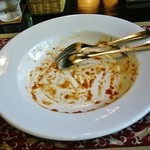 魚沼茶房 - スパゲティー「完食」です(9/7UP)失礼な画像ですが；