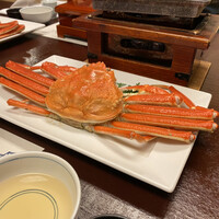 西村屋ホテル 招月庭 - 茹でズワイガニ　蟹酢