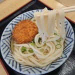 宮武うどん - 麺のリフトアップ