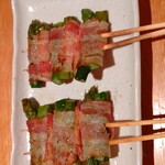 たま - アスパラベーコン串