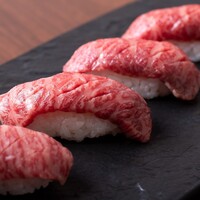 希少部位の炙り鮨 
