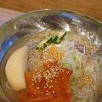 天然温泉 さんさの湯 ドーミーイン盛岡 - ご当地メニューの冷麺