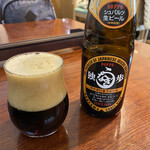 鰻専門店 愛川 - 黒ビールですが、甘味は強くないです