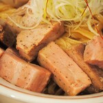 らーめん香澄 - 特製魚介まぜそば（レアチャーシュー）