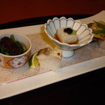 葉月の赤富士　先付