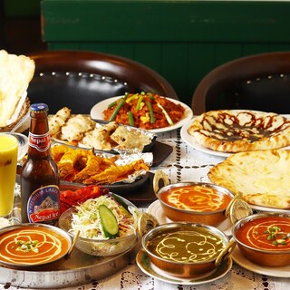 カレーの辛さが選べる 2時間食べ飲み放題 女性2980円 男性3290円 Sima 八戸ノ里 インド料理 食べログ