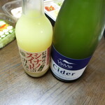 Kokopelli - シードル(1,400円)＆シナノスイートのジュース(390円)