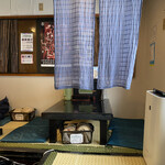 そば辰 - 小野伸二選手とチャナティップ選手はこのテーブル席がお気に入り(^^)