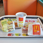マクドナルド - この日の昼食