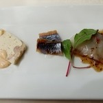 ビストロ ボン・グー・コクブ - テリーヌ・秋刀魚の酢じめ・かんぱち