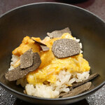 馳走 啐啄一十  - 「雲丹」と「蟹」のっけVer.
      さらに「トリュフWがけ」