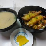 天狗家食堂 - 天丼と貝汁　