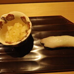 祇園 にしかわ - 河豚の握り