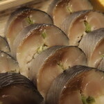 祇園 にしかわ - 鯖寿司UP