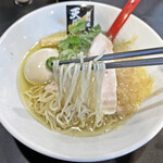 超純水採麺 天国屋 - 中西食品製の中細麺