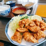 レストラン 峰 - 料理写真:から揚げ定食