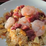 健康中華 青蓮 - ぷりぷり海老の葱塩炒飯の海老