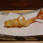 にい留 - 車海老(ふたつ目は塩とレモンかな)