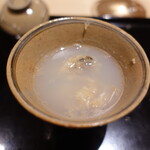 にい留 - 桑名のはまぐりの天ぷらははまぐりの出汁で