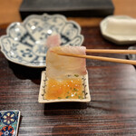 鮨 実紀 - 平目とろみポン酢