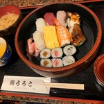 鮨うろこ - 昼定食：800円(税込み)