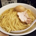 塩そば専門店 桑ばら - 生本鮪丼と秋刀魚香油の塩かけそば定食