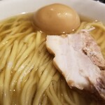 塩そば専門店 桑ばら - 生本鮪丼と秋刀魚香油の塩かけそば定食