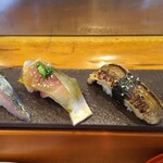 玄海鮨 - 追加で  アジ  サバ  アナゴ