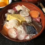 傳七寿司 - 海鮮丼　梅　1000円