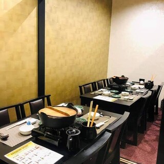 お部屋の扉を外してアレンジ出来ます。
                                          ❰A室＋B室❱10名様収容です。