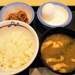 松屋 - 玉子かけごはんライスミニ(260円)