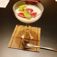 日本料理 大阪光林坊 北浜 - 水菓子　ココナッツミルク寄せ