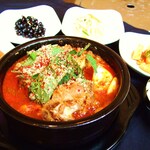 ユッケ 焼肉 生サムギョプサル 手打ち冷麺 ハヌリ - 